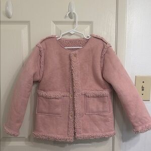 Cozy light Pink Kids Jacket